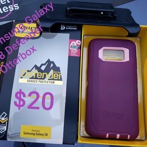 S8 otterbox black and purple